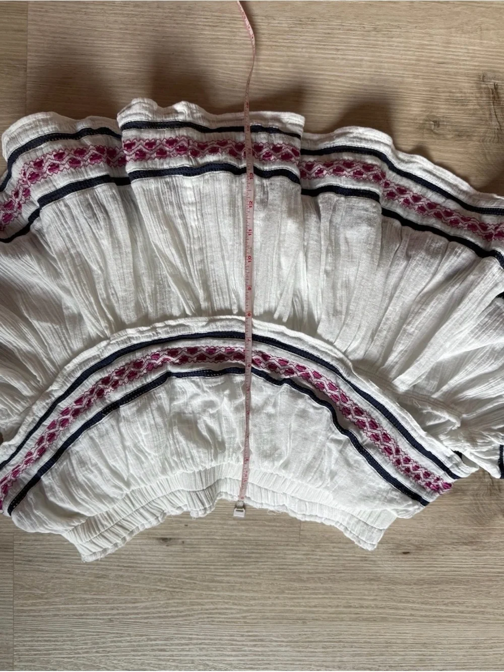 LoveShackFancy embroidered tiered